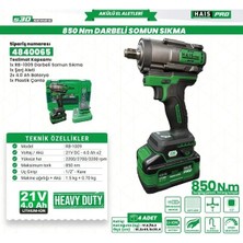hais pro akülü som..darb.850nm 21v4a s30 rb-1009 haispro