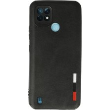 Trend Kapında Realme C21 Kılıf Loop Deri Silikon - Siyah