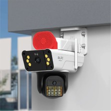 Blic Blm-94 6mp Çift Lens Alarmlı Wifi Hareketli Ptz Dış Mekan Kamera