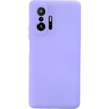 Trend Kapında Xiaomi Mi 11T Pro Kılıf Nano Içi Kadife Silikon - Lila