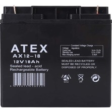 Epilons Atex AX12-18 12V 18AH Akü