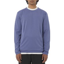 Salomon Motomesh Crewneck M Erkek Günlük Sweatshirt LC2846600 Mor