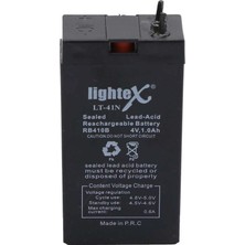 Epilons Lightex LT-41N 4V 1.0AH Işıldak Fener Aküsü