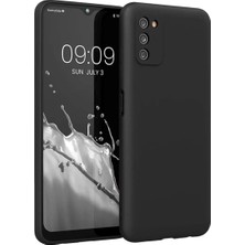 Trend Kapında Samsung Galaxy A03S Kılıf First Silikon - Siyah
