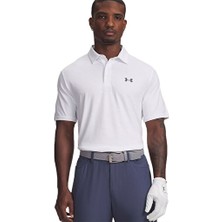 Under Armour Ua Playoff 3.0 Printed Polo Erkek Günlük Polo Tişört 1378677-121 Beyaz
