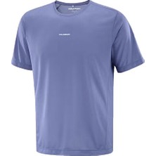 Salomon Shakeout Core Ss Tee Erkek Koşu Tişörtü LC2841000 Mor