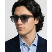 Funeyes Bumble Şeffaf Füme Dikdörgen Unisex Güneş Gözlüğü