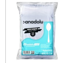 Sword Pack Lüks Plastik Kaşık 100'LÜ - Düğün, Davet ve Parti Tipi Sert Kaşık