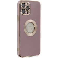 Trend Kapında Apple iPhone 12 Pro Kılıf Store Silikon - Mor