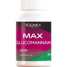 Voonka Max Glucomannan 500 Mg 60 Kapsül – Bitkisel Lif Takviyesi