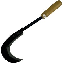 Trend Kapında Sürmene Kırmızı Plastik Saplı Orak 43 cm - Buğday Hasadı
