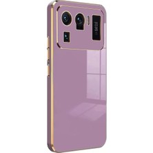 Trend Kapında Xiaomi Mi 11 Ultra Kılıf Volet Silikon - Mor