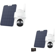 Reolink Reolınk Go Pt Plus 2k 5mp 4mm Bataryalı / 4g / Solar Panel Dahil Ip Pt Kamera
