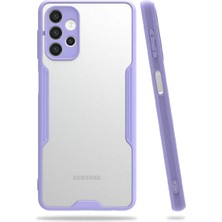 Trend Kapında Samsung Galaxy A52 Kılıf Platin Silikon - Lila