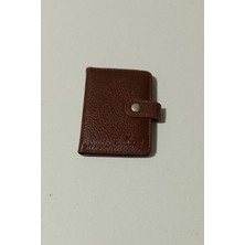 Daniel Klein Hakiki Deri Çıtçıtlı Kartlık