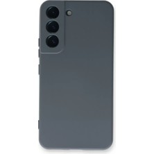 Trend Kapında Samsung Galaxy S23 Plus Kılıf Nano Içi Kadife Silikon - Gri