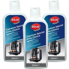 Gojo Espresso Special Kireç Çözücü 3'lü Paket 200 ml Yarı ve Tam Otomatik Makineler İçin
