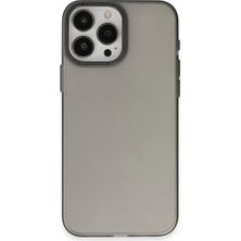 Trend Kapında Apple iPhone 15 Pro Kılıf Modos Metal Kapak - Siyah