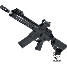 Aps ASR114 Airsoft Tüfek 10" Keymod Matchgrade Sdu2.0 E-Silver Edge