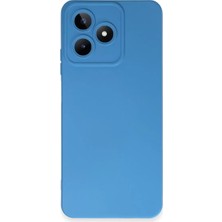 Trend Kapında Realme C53 Kılıf Nano Içi Kadife Silikon - Mavi