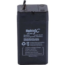 Epilons Lightex LT-403 4V 0.3AH Işıldak Fener Aküsü