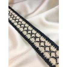 Ezel-In Tekstil Aksesuarları, Dekorarif Dantel Şerit, 1 Metre, KOD-P280A