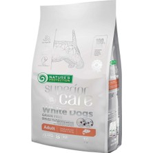 Nature's Protection Superior Care Beyaz Tüylü Köpekler Için Tahılsız Somonlu Küçük Irk Köpek Maması 10KG