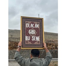 Musnig Dekoratif Sanatsal Çerçeveli Tablo Olacak Gibi