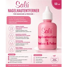 Salü Tırnak Eti Çıkarıcı 50 ml | Profesyonel Kütikül Remover | Hızlı Etki Manikür Pedikür Bakım Solüsyonu