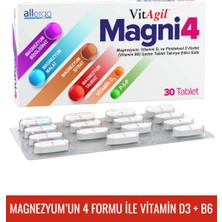Allergo Vitagil Magni4 Tablet 30 -  Magnezyum, Vitamin D3 ve B6