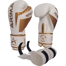 ARIMA Arıma Nova-4 Boks Kickboks Muaythai Eldiveni + 3.5mt Bandaj 2li Set (4OZ-6OZ-8OZ-10OZ-12OZ-14OZ)