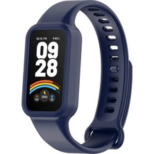 Microsonic Xiaomi Smart Band 9 Active Kordon Silicone Sport Band Lacivert
