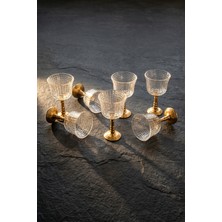 Acar Pera 6 Lı Cam Kahve Yanı Bardağı Şeffaf - 80 ml
