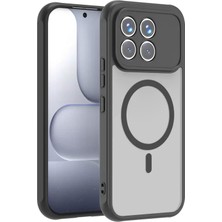 Microsonic Xiaomi Poco F8 Pro Kılıf Matte Frostmag Siyah