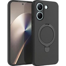 Microsonic Xiaomi Poco X8 Pro Kılıf Aura Stant Magsafe Siyah