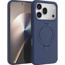 Microsonic Honor 600 Pro 5g Kılıf Aura Stant Magsafe Lacivert