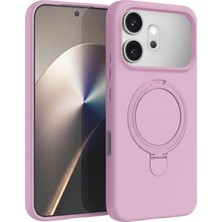 Microsonic Honor 600 5g Kılıf Aura Stant Magsafe Pembe