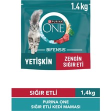 Purina One Sığır Etli Kedi Maması 1,4 kg
