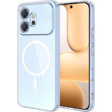 Microsonic Honor 600 5g Kılıf Magsafe Clear Sararmaz Şeffaf