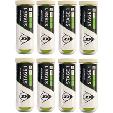 Wilson Dunlop Tb Stage 1 Green 3'lü 8 Kutu Çocuk Tenis Topu