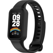 Microsonic Xiaomi Smart Band 9 Active Kordon Silicone Sport Band Siyah