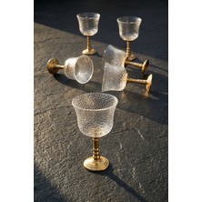 Acar Pera 6 Lı Cam Kahve Yanı Bardağı Şeffaf - 80 ml
