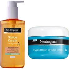 Belirtilmemiş Sivilce Karşıtı Yüz Temizleme Jeli + Hydro Boost Kavanoz Jel Vücut Kremi