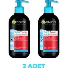Belirtilmemiş Saf & Temiz Siyah Nokta Karşıtı Kömürlü Temizleme Jeli 200ML x 2 Adet