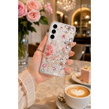 Powerfox Galaxy S25 Fe Kılıf Cute Çiçek Kelebek Baskılı Sevimli Darbe Emici MK01A