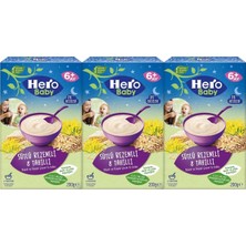 Belirtilmemiş 200GR Gece Sütlü Rezeneli 8 Tahıllı 3 Lü Set Kaşık Maması