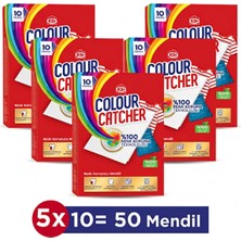 Belirtilmemiş Colour Catcher Renk Koruyucu Mendil 10'lu 5 Paket %100 Renk Koruma Teknolojisi