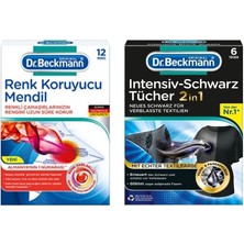 Belirtilmemiş Renk Koruyucu Mendil 12'li + Siyahlar Için Renk Yenileyici ve Koruyucu Mendil 6'lı Set