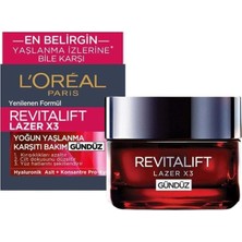 Belirtilmemiş Loreal Paris Revitalift Lazer X3 Yoğun Yaşlanma Karşıtı Gündüz Bakım Kremi