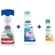 Belirtilmemiş Dr. Beckmann 3'lü Set Fırçalı Halı ve Çamaşır Leke Çıkarıcı ve Leke Canavarı
